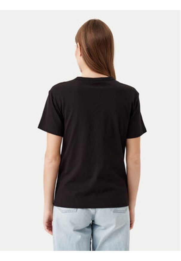 Calvin Klein T-Shirt K20K208294 Czarny Regular Fit. Kolor: czarny. Materiał: bawełna