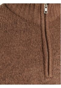 Redefined Rebel Sweter Casey 212058 Brązowy Regular Fit. Kolor: brązowy. Materiał: syntetyk #5
