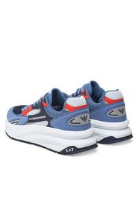 EA7 Emporio Armani Sneakersy X8X178 XK382 U468 Czarny. Kolor: czarny. Materiał: skóra #5