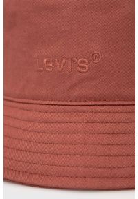 Levi's® - Levi's Kapelusz kolor różowy bawełniany. Kolor: różowy. Materiał: bawełna #3