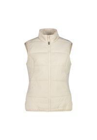Damska kurtka bez rękawów CMP. Kolor: biały. Długość rękawa: bez rękawów #1