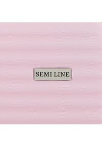 Semi Line Walizka duża T5645-6 Różowy. Kolor: różowy #6