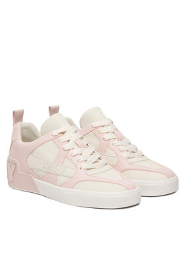 DKNY Sneakersy Magdelena K1634546 Biały. Kolor: biały. Materiał: skóra