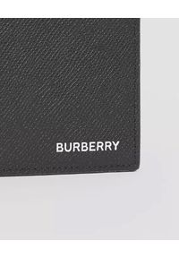 Burberry - BURBERRY - Czarny portfel ze skóry. Kolor: czarny. Materiał: skóra #2