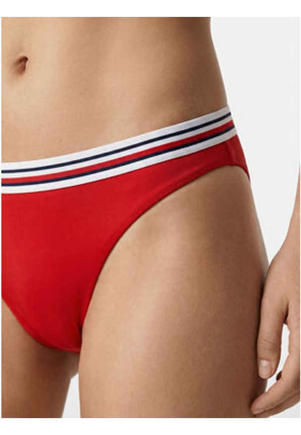 TOMMY HILFIGER - Tommy Hilfiger Dół od bikini UW0UW06355 Czerwony. Kolor: czerwony. Materiał: syntetyk