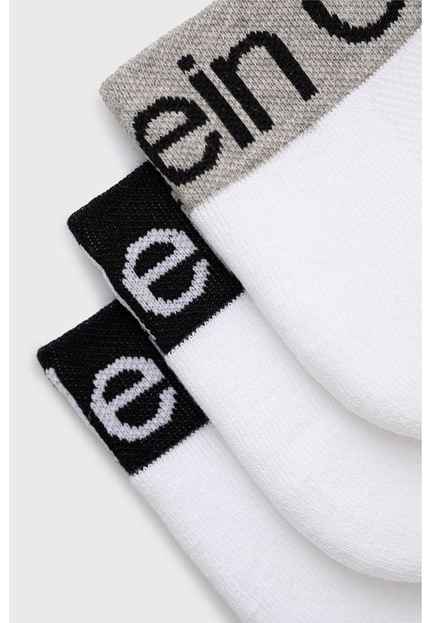 Calvin Klein Skarpetki (3-pack) męskie kolor biały. Kolor: biały