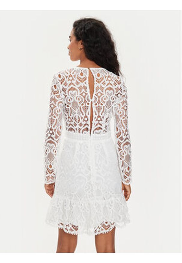Morgan Sukienka koktajlowa 241-RILLE Biały Regular Fit. Kolor: biały. Materiał: syntetyk. Styl: wizytowy