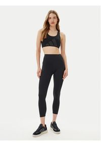 Adidas - adidas Biustonosz sportowy Powerimpact HIIT JI9964 Czarny Slim Fit. Kolor: czarny. Materiał: syntetyk