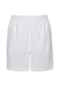 JUST COOL - Spodenki Dziecięce. Kolor: biały. Styl: sportowy. Sport: turystyka piesza #1