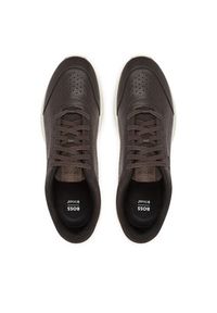 BOSS Sneakersy Titanis 50548718 Brązowy. Kolor: brązowy. Materiał: skóra #4