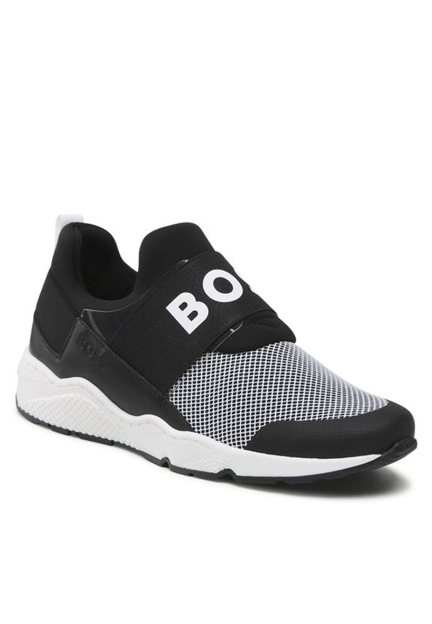 BOSS - Boss Sneakersy J29296 S Czarny. Kolor: czarny. Materiał: materiał