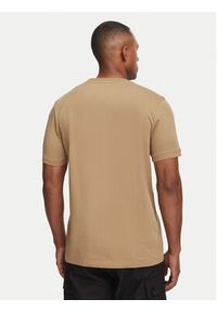 Hugo - HUGO T-Shirt Diragolino212 50447978 Beżowy Regular Fit. Kolor: beżowy. Materiał: bawełna #4