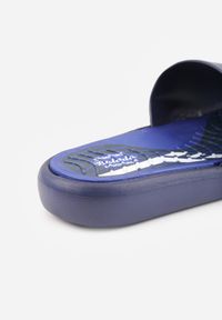 Born2be - Granatowe Sportowe Klapki Piankowe na Basen lub Plażę Daevo. Okazja: na plażę. Kolor: niebieski. Materiał: dresówka. Sezon: lato. Styl: sportowy #3