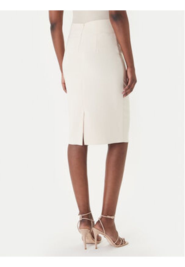 Rinascimento Spódnica ołówkowa CFC0128651003 Beżowy Slim Fit. Kolor: beżowy. Materiał: syntetyk