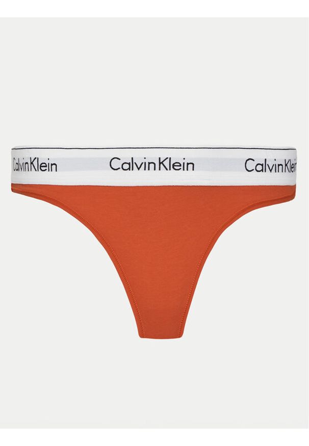 Calvin Klein Underwear Stringi 0000F3786E Czerwony. Kolor: czerwony. Materiał: bawełna