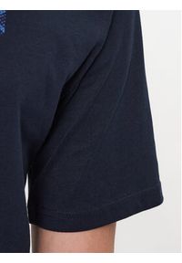 Jack & Jones - Jack&Jones T-Shirt Navigator 12229758 Granatowy Standard Fit. Kolor: niebieski. Materiał: bawełna