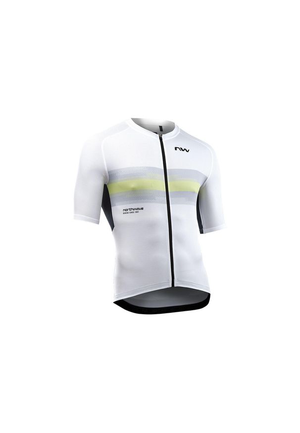 Koszulka rowerowa NORTHWAVE Force Evo Jersey. Kolor: biały, żółty, wielokolorowy. Materiał: jersey. Sport: kolarstwo