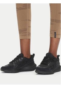 EA7 Emporio Armani Legginsy 7W000518 AF13714 U6054 Brązowy Slim Fit. Kolor: brązowy. Materiał: syntetyk #5