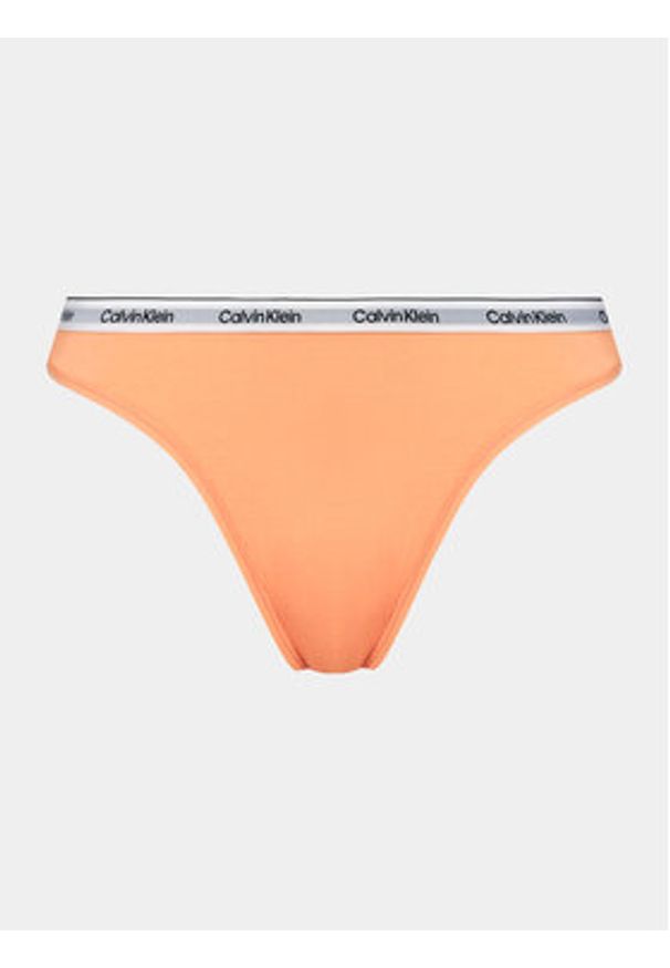 Calvin Klein Underwear Komplet 3 par stringów 000QD5209E Kolorowy. Materiał: bawełna. Wzór: kolorowy