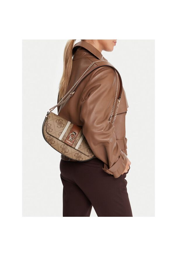 Torebka Guess. Kolor: beżowy