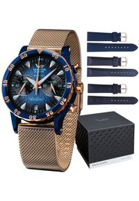 Zegarek damski Vostok Europe VK64-515E628B różowe złoto. Kolor: złoty, wielokolorowy, różowy #1