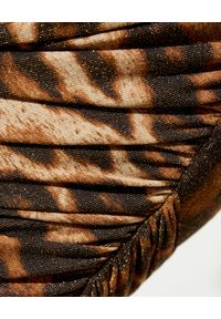 ALEXANDRE VAUTHIER - Sukienka bodycon w cętki. Kolor: brązowy. Typ sukienki: bodycon #4