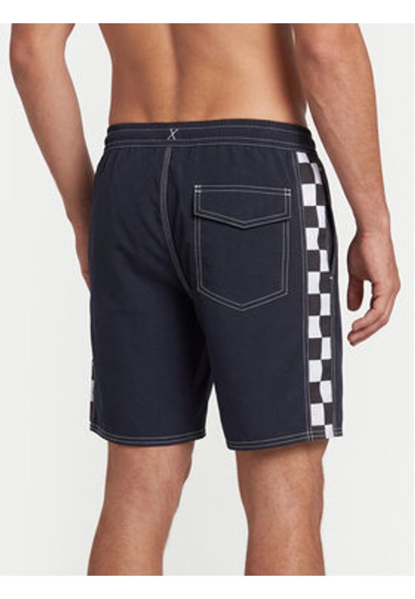 Quiksilver Szorty kąpielowe Original Arch Volley 17 EQYJV04109 Czarny Regular Fit. Kolor: czarny. Materiał: syntetyk