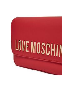 Love Moschino - LOVE MOSCHINO Torebka JC4023PP1LKD0500 Czerwony. Kolor: czerwony. Materiał: skórzane #5