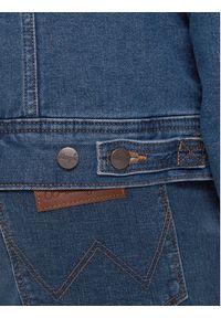 Wrangler Kurtka jeansowa Sherpa Classic 112371440 Niebieski Regular Fit. Kolor: niebieski. Materiał: bawełna