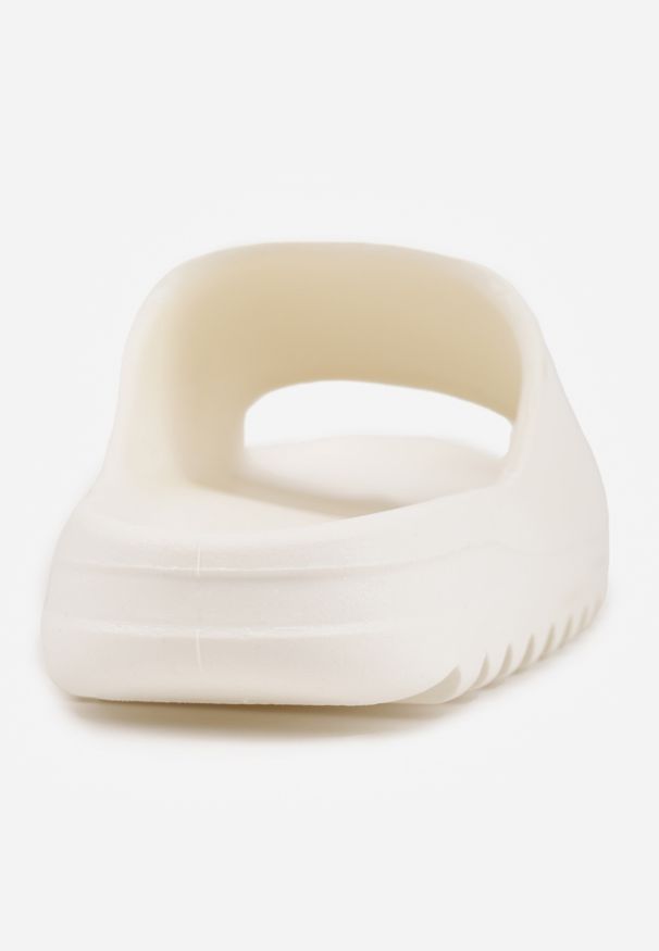 Renee - Białe Klapki z Pianki z Odkrytym Noskiem Birea. Okazja: na co dzień, na plażę. Kolor: biały. Styl: sportowy, klasyczny, casual