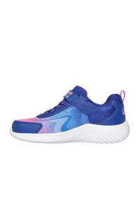 skechers - Kapcie SKECHERS BOUNDERHYDRA COOL Niebieski. Okazja: na co dzień. Kolor: niebieski. Materiał: syntetyk, tkanina