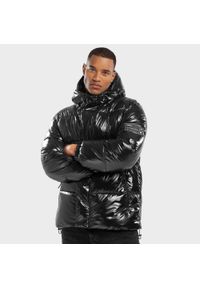 SIROKO - Kurtka puchowa lifestyle męska Barent. Kolor: czarny. Materiał: puch #1