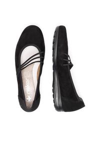 Rieker Baleriny L9369-00 Czarny. Kolor: czarny. Materiał: nubuk, skóra #2