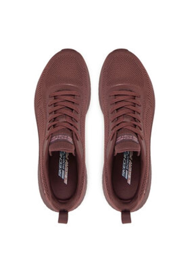 skechers - Skechers Sneakersy Bobs Squad Chaos-Face Off 117209/PLUM Fioletowy. Kolor: fioletowy. Materiał: materiał
