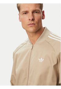 Adidas - adidas Bluza Sst Adicolor Classics Cotton Twill KR1369 Beżowy Regular Fit. Kolor: beżowy. Materiał: bawełna #3