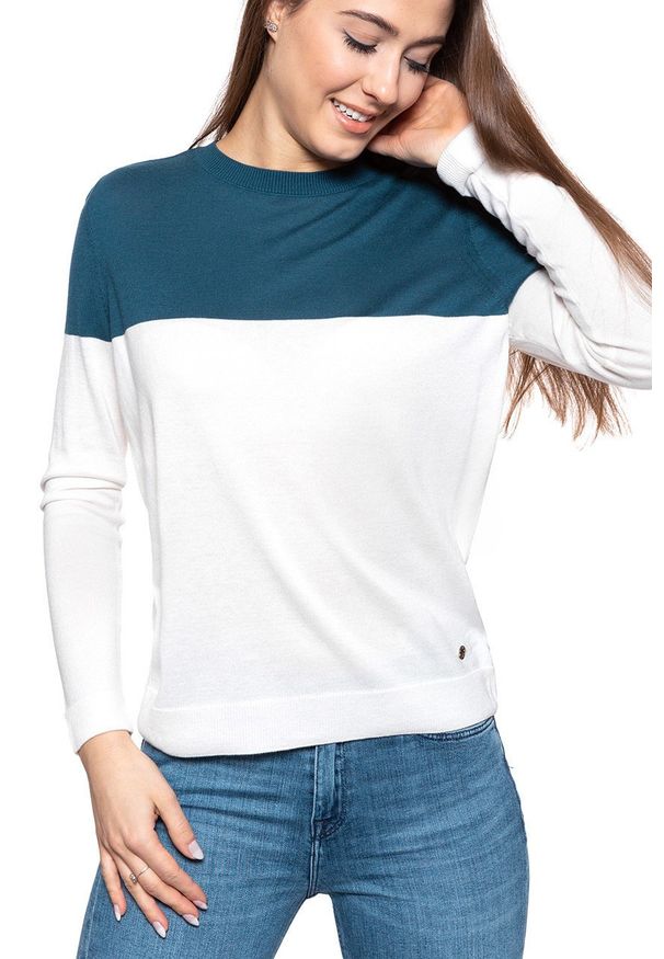 Mustang - DAMSKI SWETER MUSTANG Carla C Fine Knit 1009124 5243