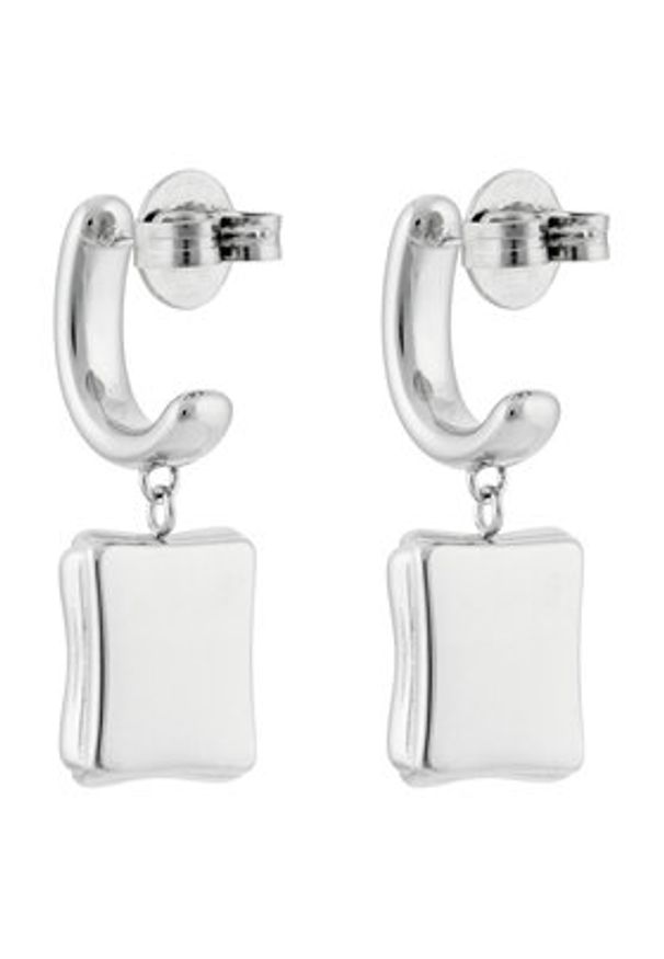 Guess Kolczyki JUBE05 172JW Srebrny. Materiał: metalowe. Kolor: srebrny
