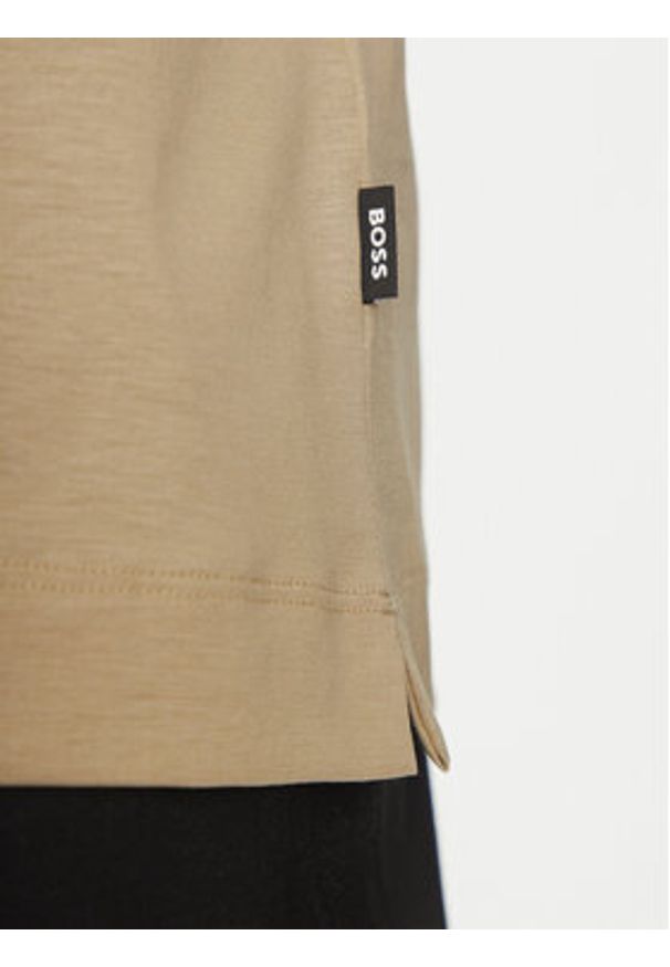 BOSS Polo H-Paras 50537954 Beżowy Regular Fit. Typ kołnierza: polo. Kolor: beżowy. Materiał: bawełna, syntetyk