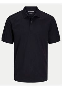 Jack & Jones - Jack&Jones Polo Kane 12270150 Czarny Regular Fit. Typ kołnierza: polo. Kolor: czarny. Materiał: bawełna #6