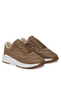 BOSS Sneakersy Skylar 50547983 Brązowy. Kolor: brązowy. Materiał: materiał