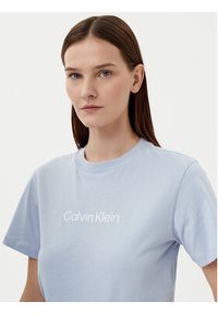 Calvin Klein T-Shirt Hero Logo K20K205448 Niebieski Regular Fit. Kolor: niebieski. Materiał: bawełna