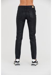 Just Cavalli - JUST CAVALLI Skinny Czarne jeansy z połyskiem. Kolor: czarny #4