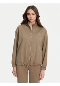 Guess Bluza V5YL09 KCX42 Brązowy Regular Fit. Kolor: brązowy. Materiał: syntetyk