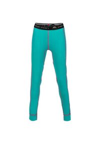 ALPINE PRO - Spodnie termiczne dla kobiet Alpine Pro Susy XL - ciepłe i oddychające. Kolor: zielony. Materiał: lycra, włókno. Długość: długie