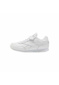 Buty do chodzenia dla dzieci Reebok Royal Cljog 30 1V. Zapięcie: rzepy. Kolor: biały. Materiał: materiał, syntetyk. Szerokość cholewki: normalna. Model: Reebok Royal. Sport: turystyka piesza