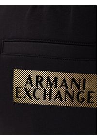 Armani Exchange Spodnie dresowe XM001886 AF10818 MC237 Czarny Slim Fit. Kolor: czarny. Materiał: bawełna #4