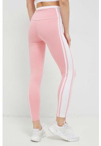 Guess legginsy damskie kolor różowy wzorzyste. Stan: podwyższony. Kolor: różowy. Materiał: dzianina #3