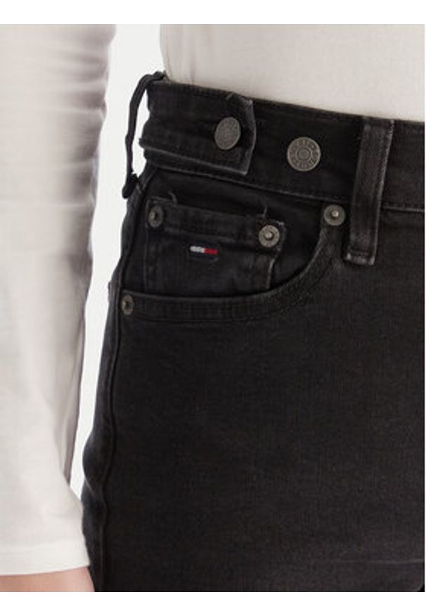 Tommy Jeans Jeansy Sylvia DW0DW20503 Czarny Flare Fit. Kolor: czarny