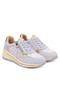 Caprice Sneakersy 9-23703-46 Fioletowy. Kolor: fioletowy. Materiał: skóra #5