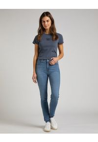 Lee - LEE SCARLETT HIGH DAMSKIE SPODNIE JEANSOWE LIGHT WORN L626CGBL